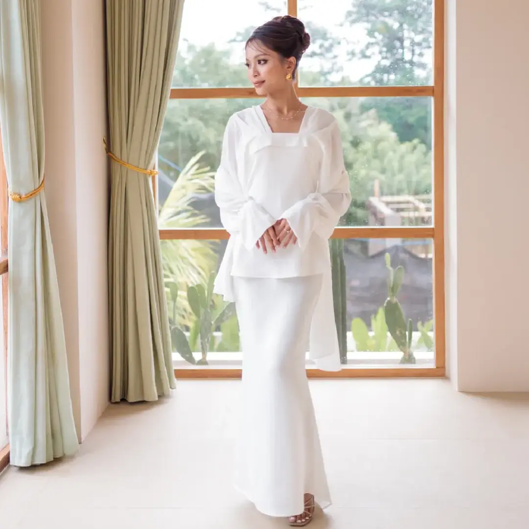 Modern Muse: Andrea Kurung Set with Shawl