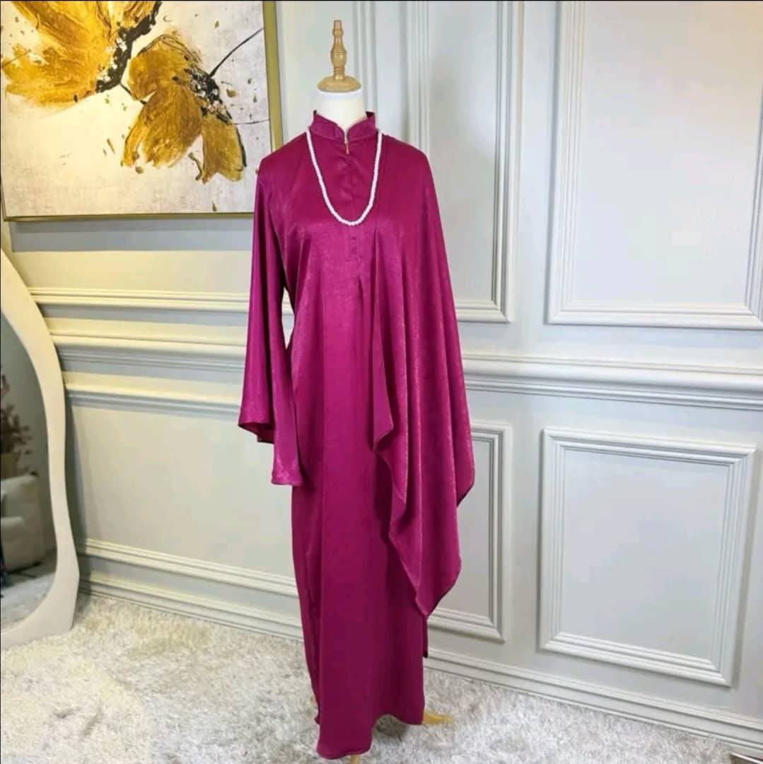 Valentina caftan dress with shawl 