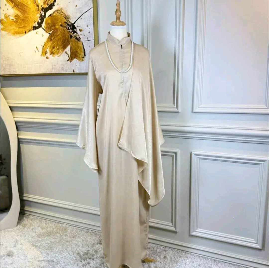 Valentina caftan dress with shawl 