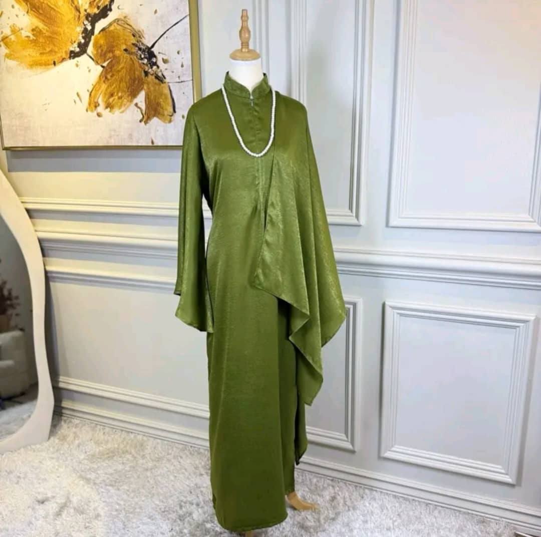 Valentina caftan dress with shawl 
