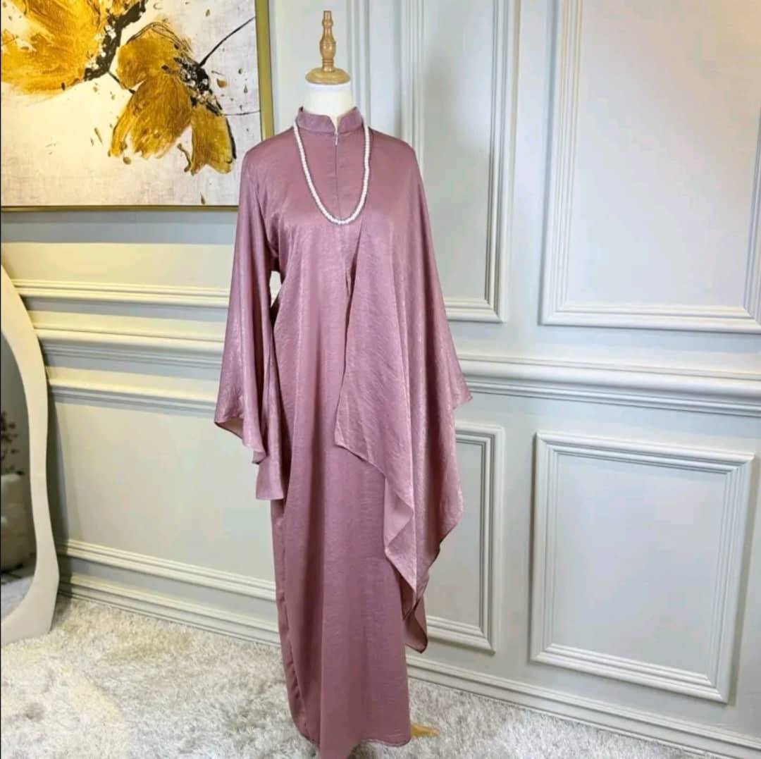 Valentina caftan dress with shawl 