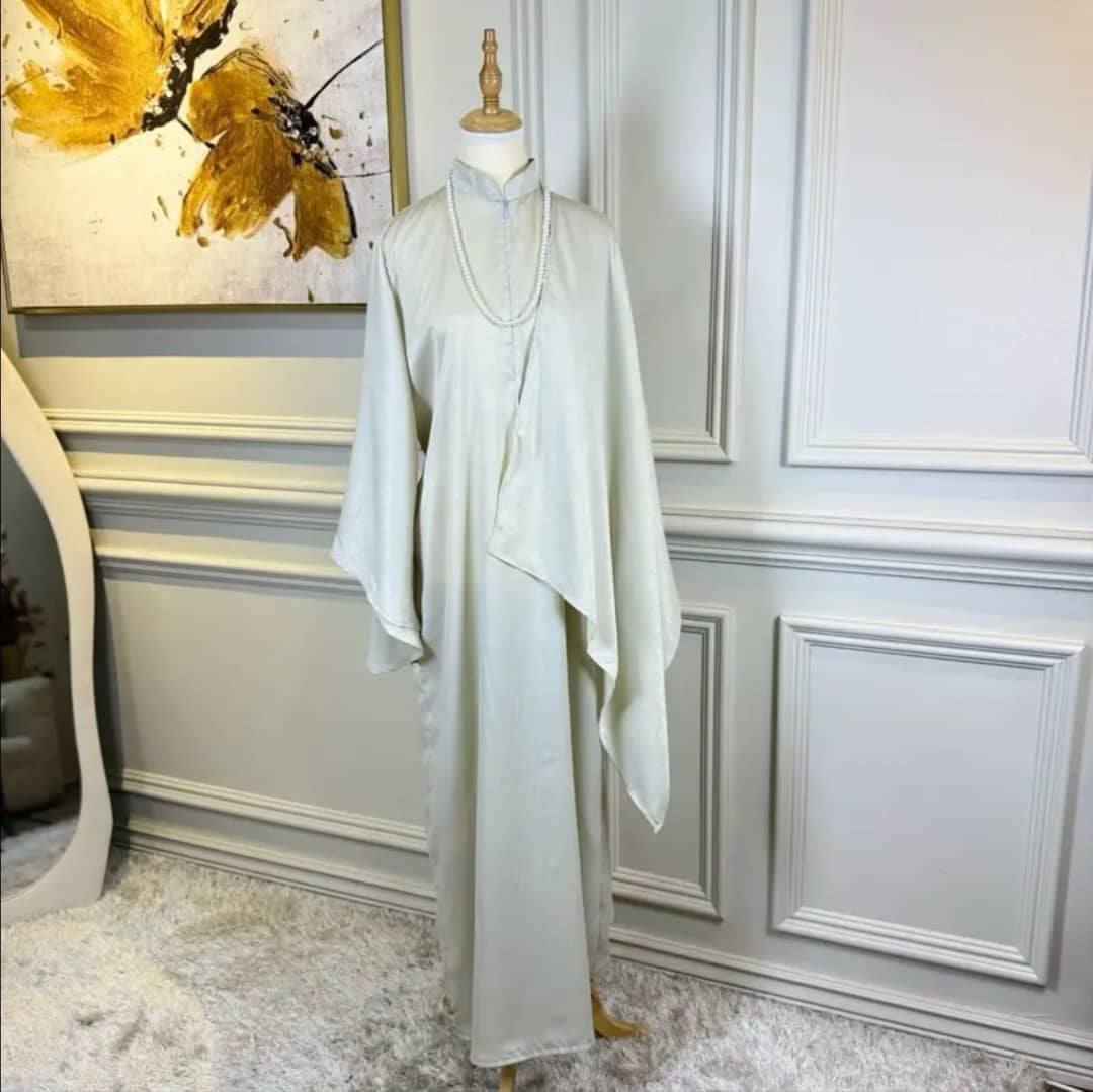 Valentina caftan dress with shawl 
