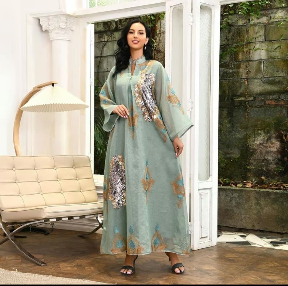 Abaya Sequin