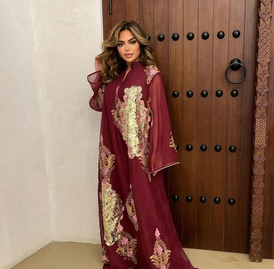 Abaya Sequin