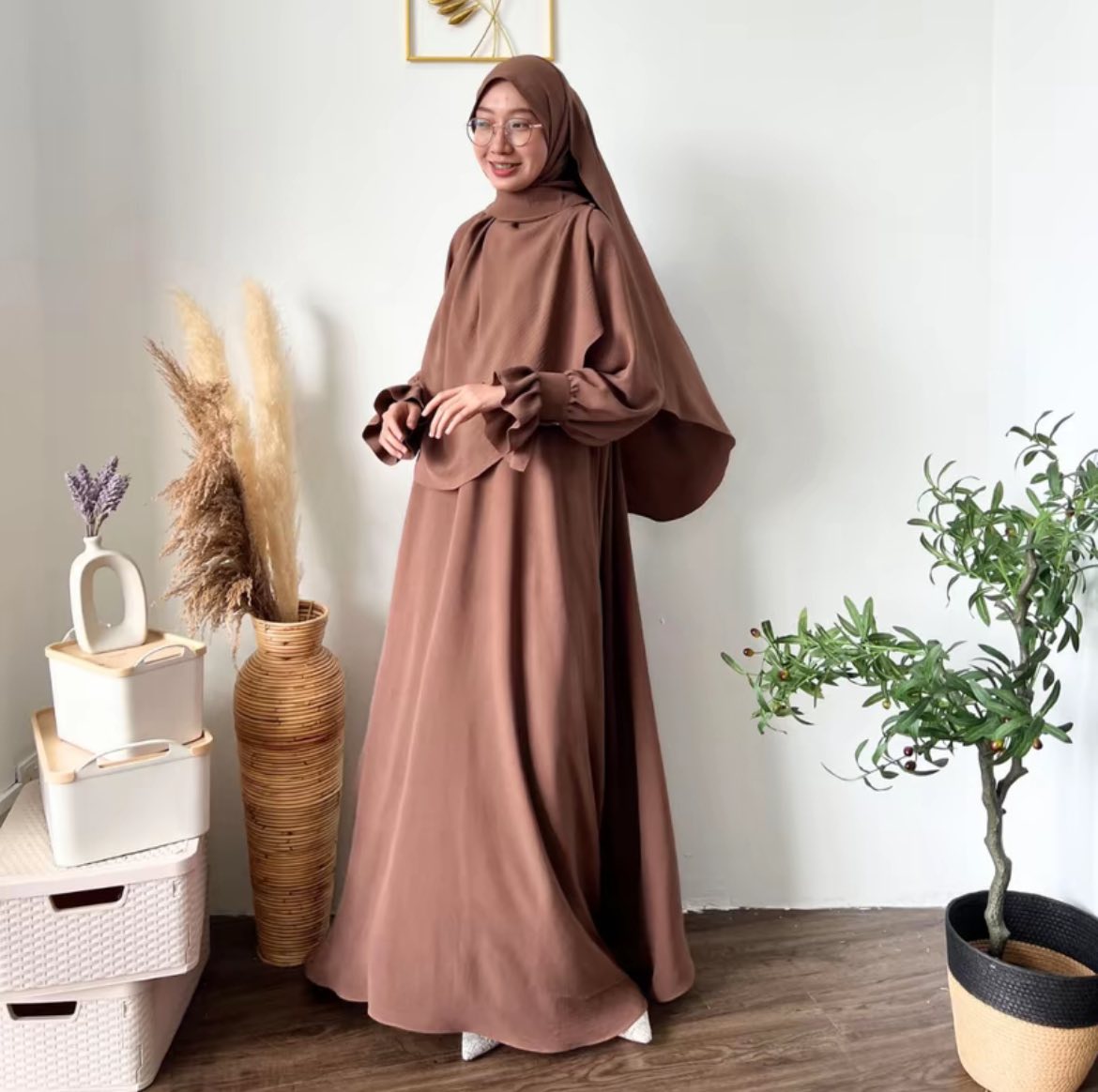 Sofeya one set with shawl