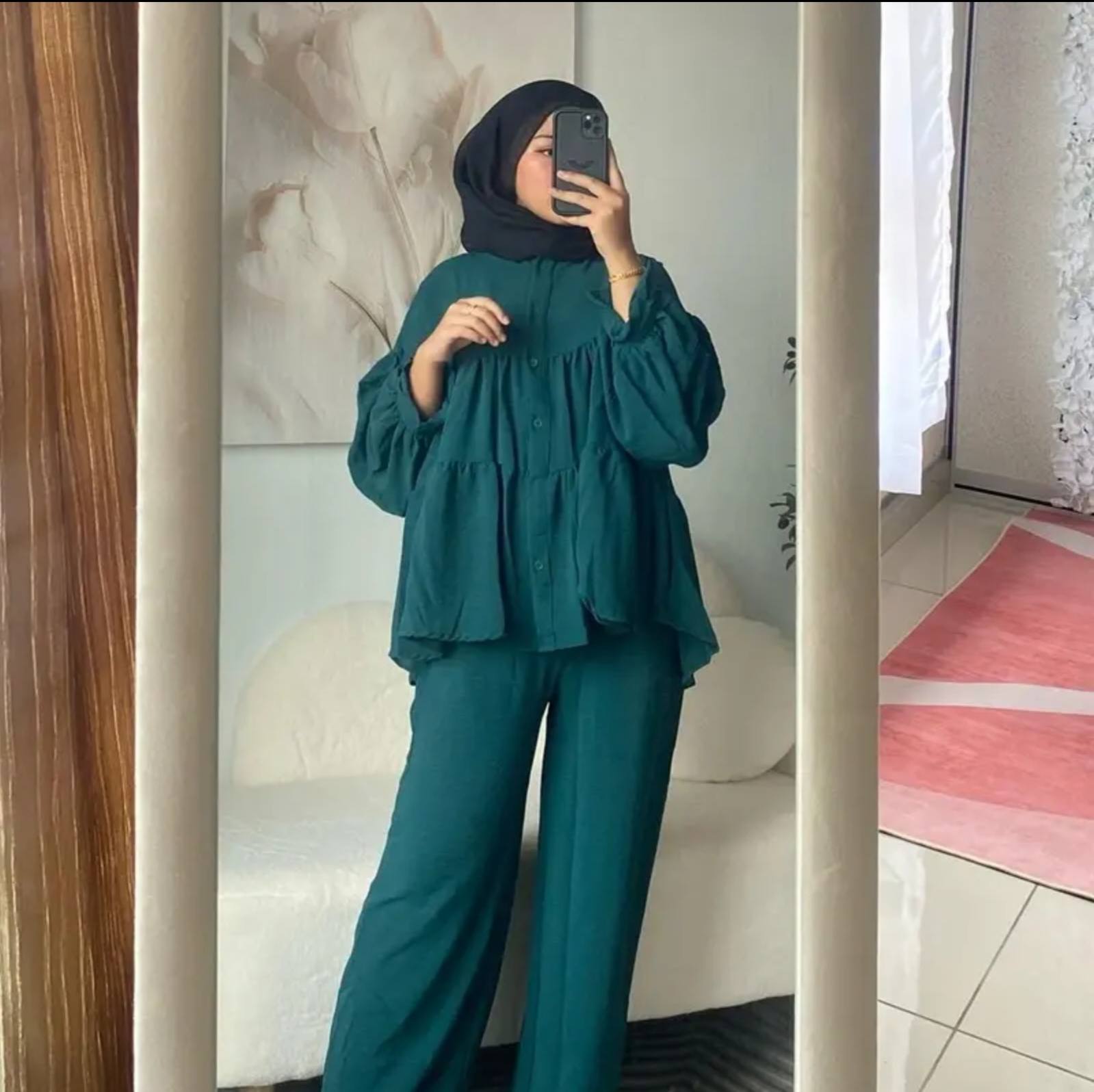 Blouse and pants one set
