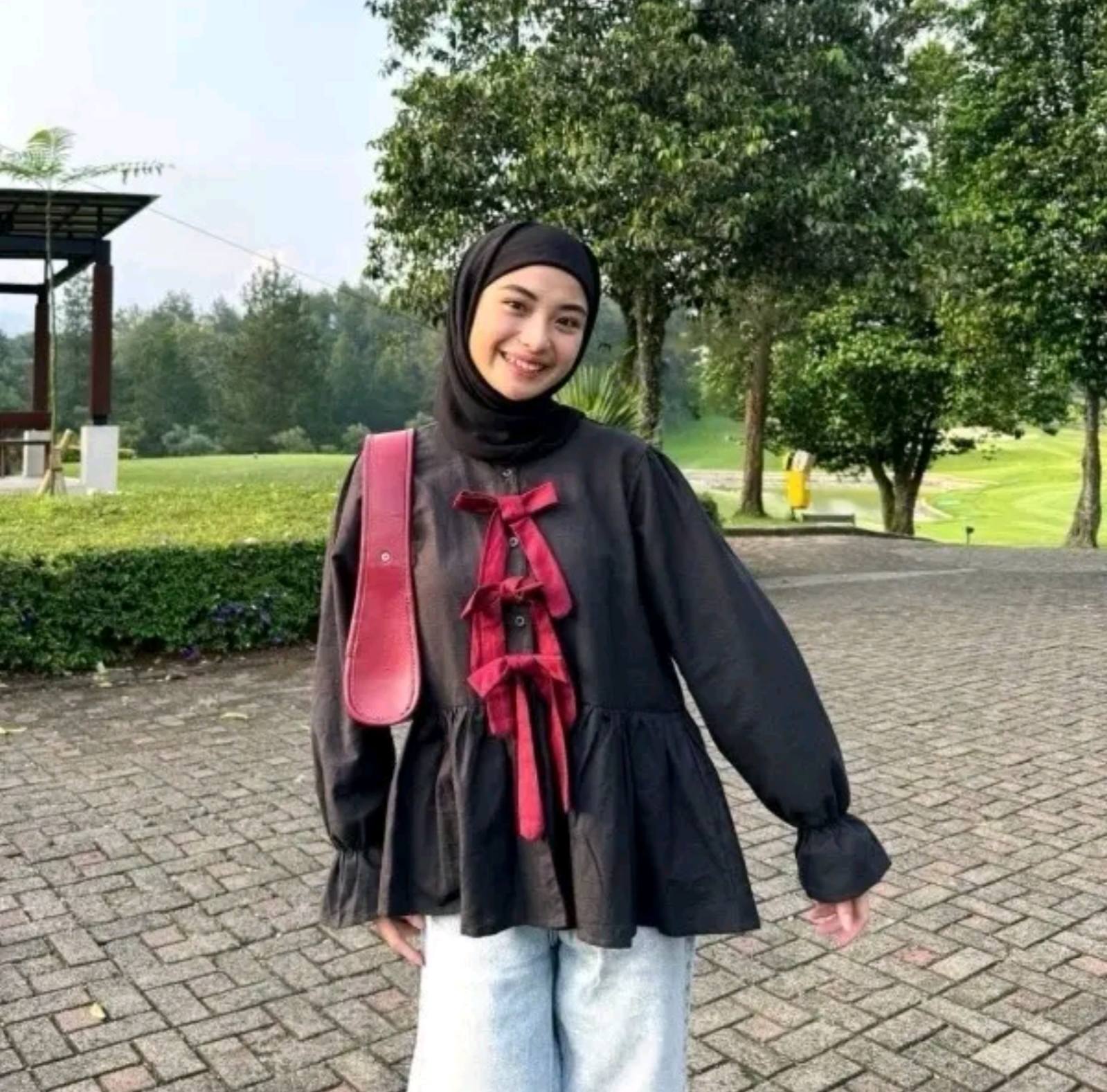 Ribbon blouse