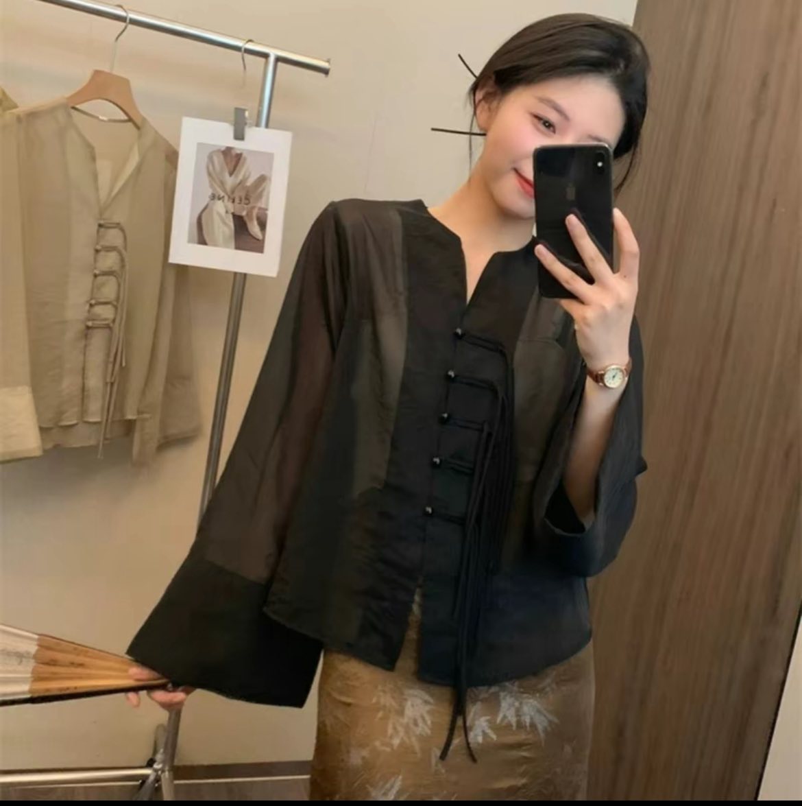 Chinese ribbon blouse