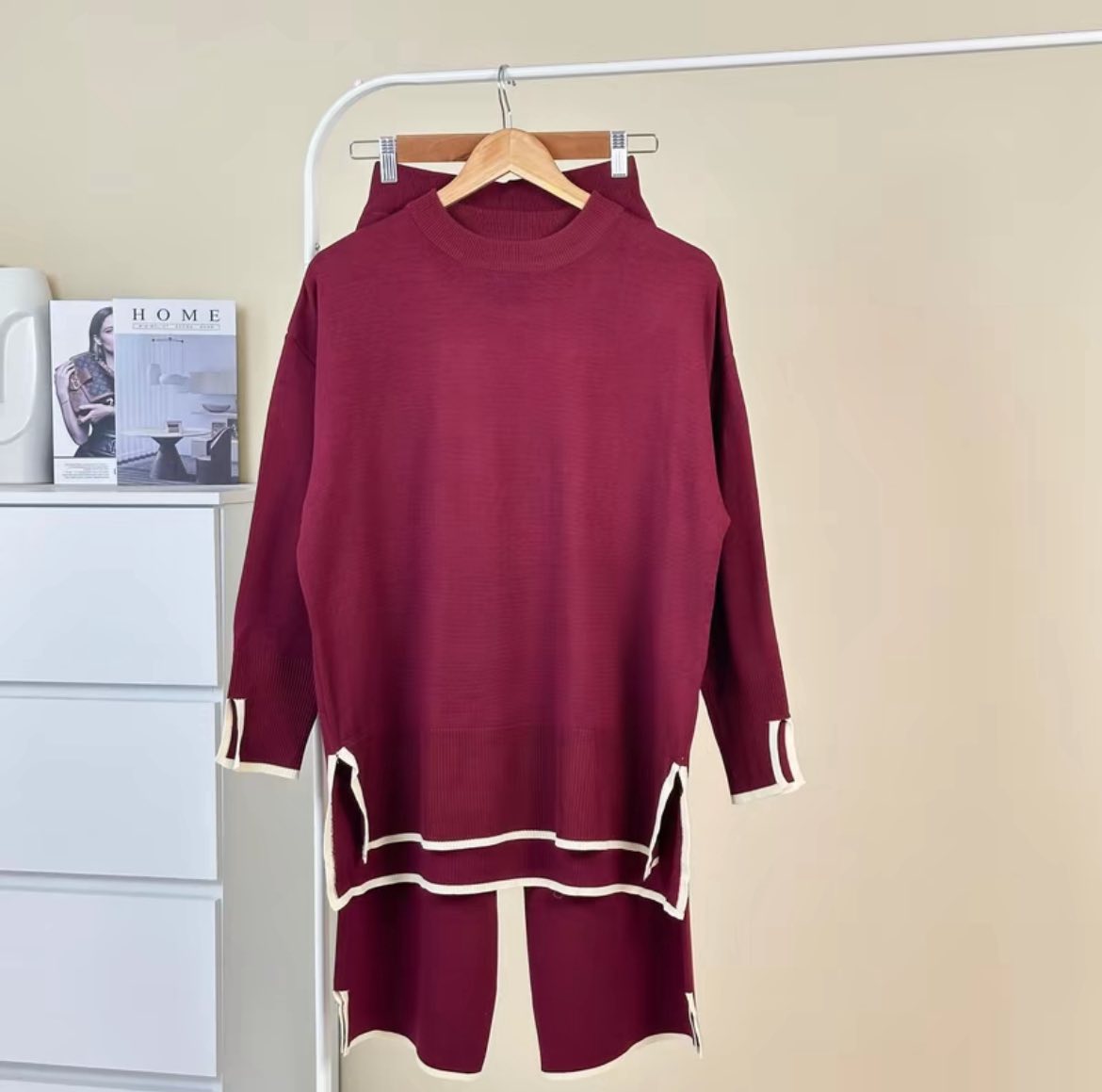 sweater blouse and pants