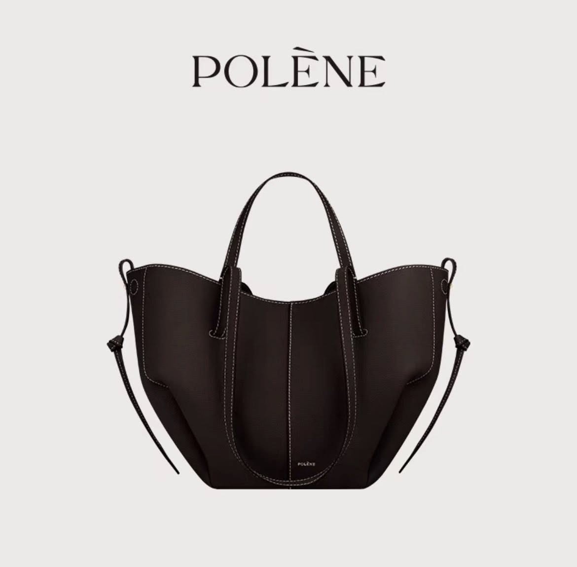 Polene cyme tote bag mini and big
