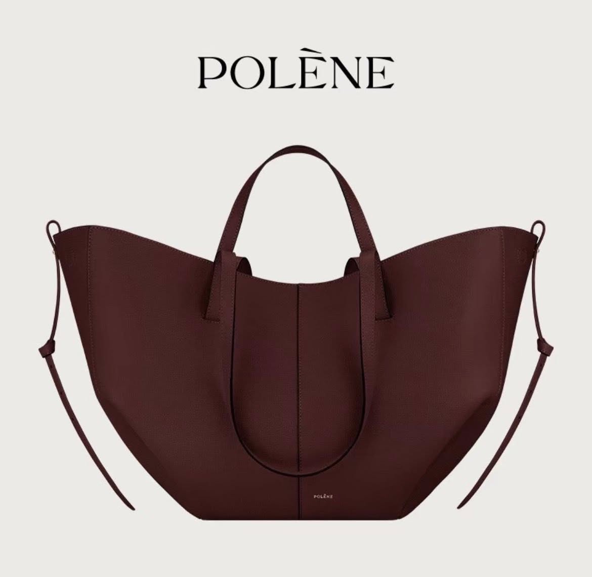 Polene cyme tote bag mini and big