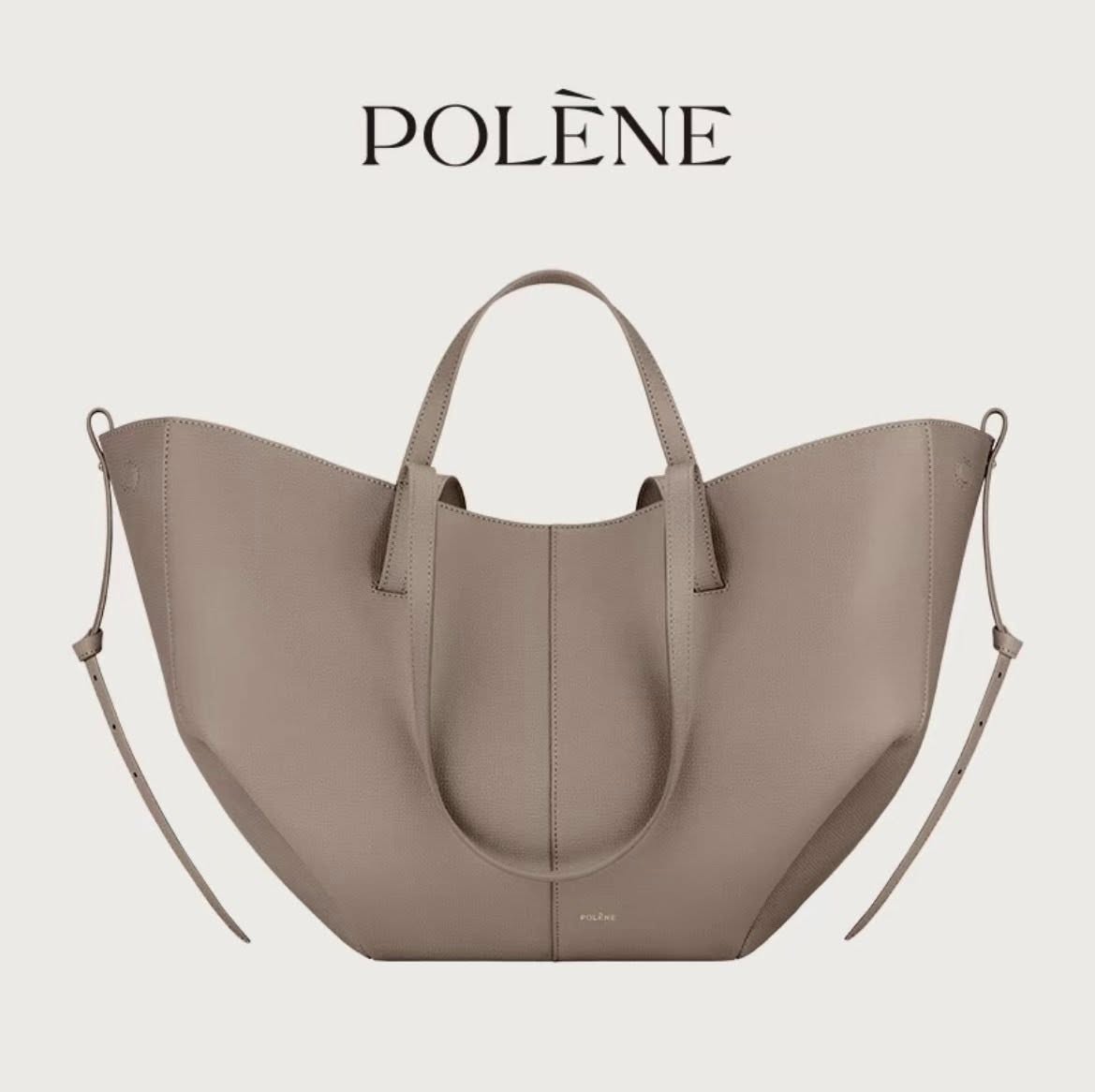 Polene cyme tote bag mini and big