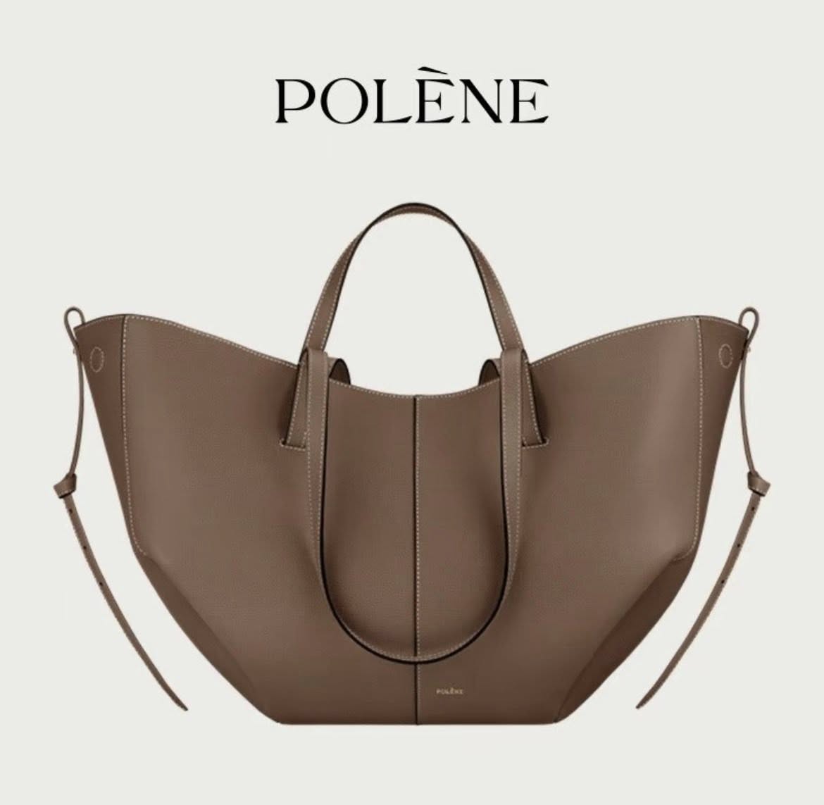 Polene cyme tote bag mini and big