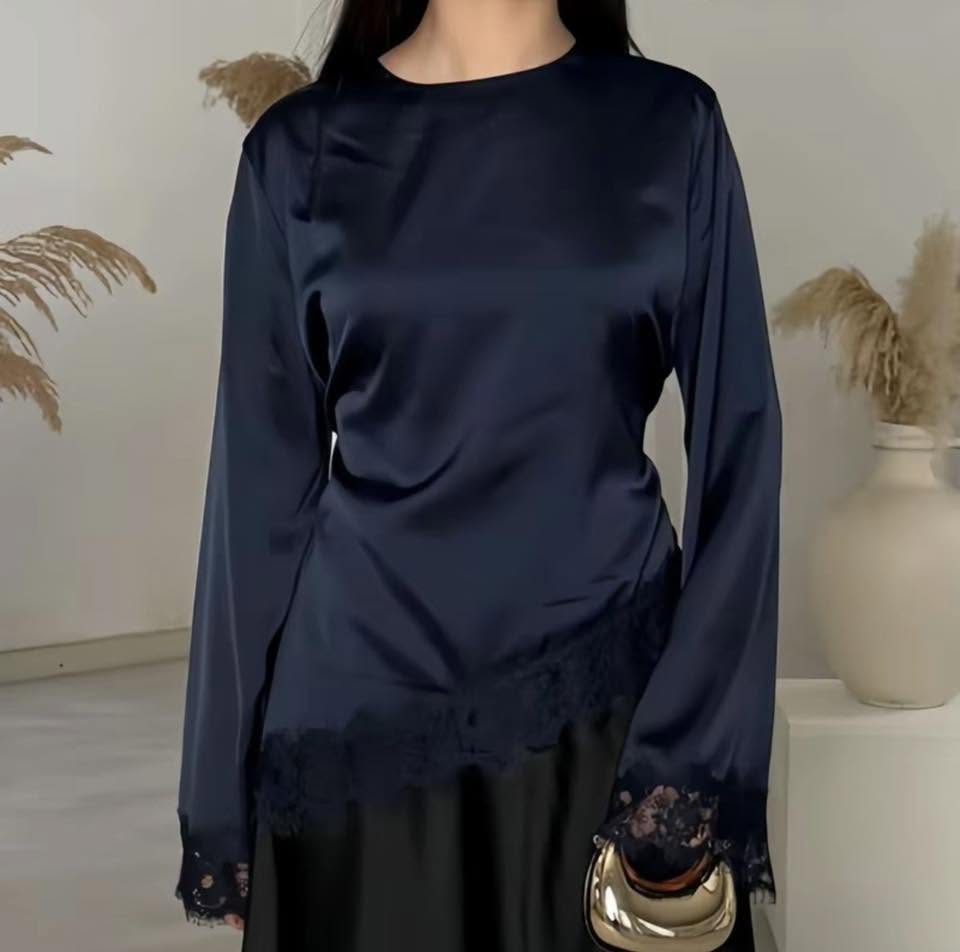 Round Neck Satin 