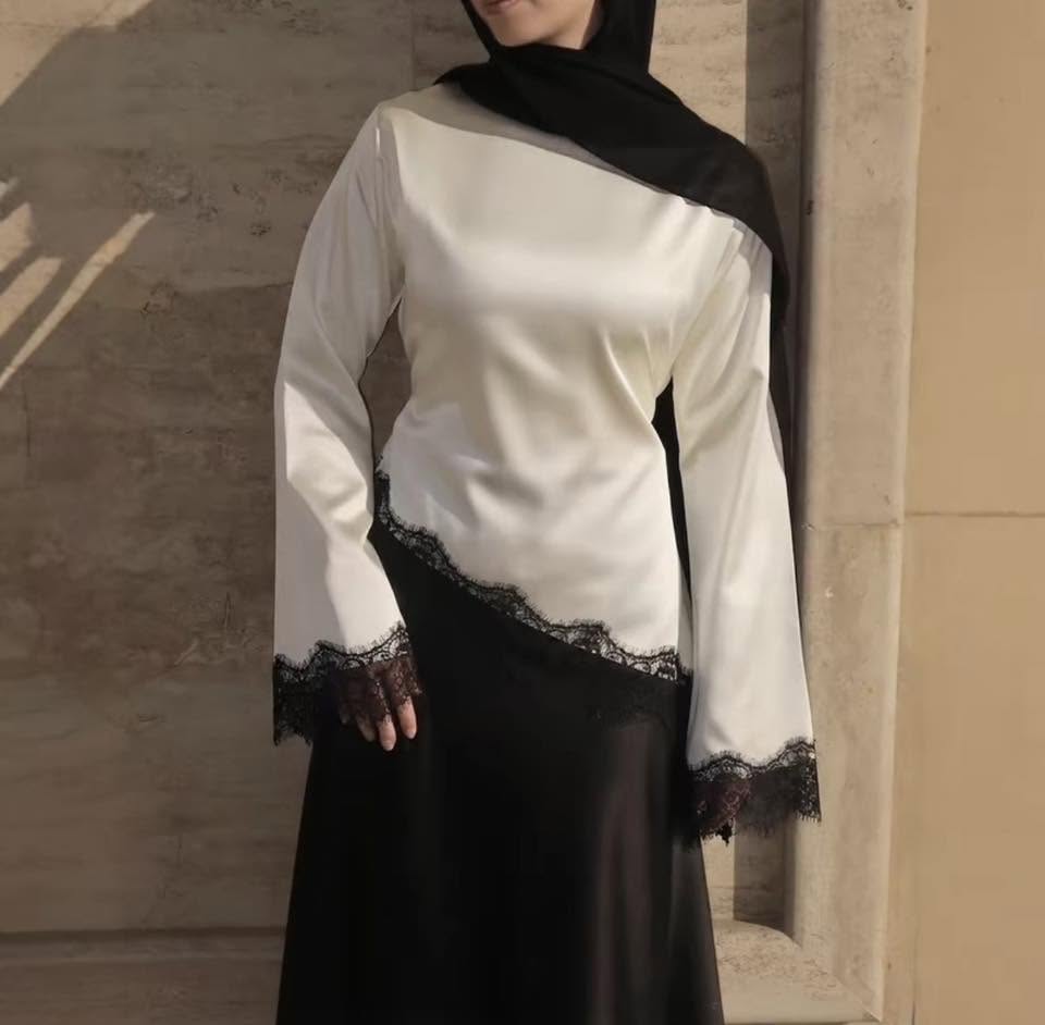 Round Neck Satin 