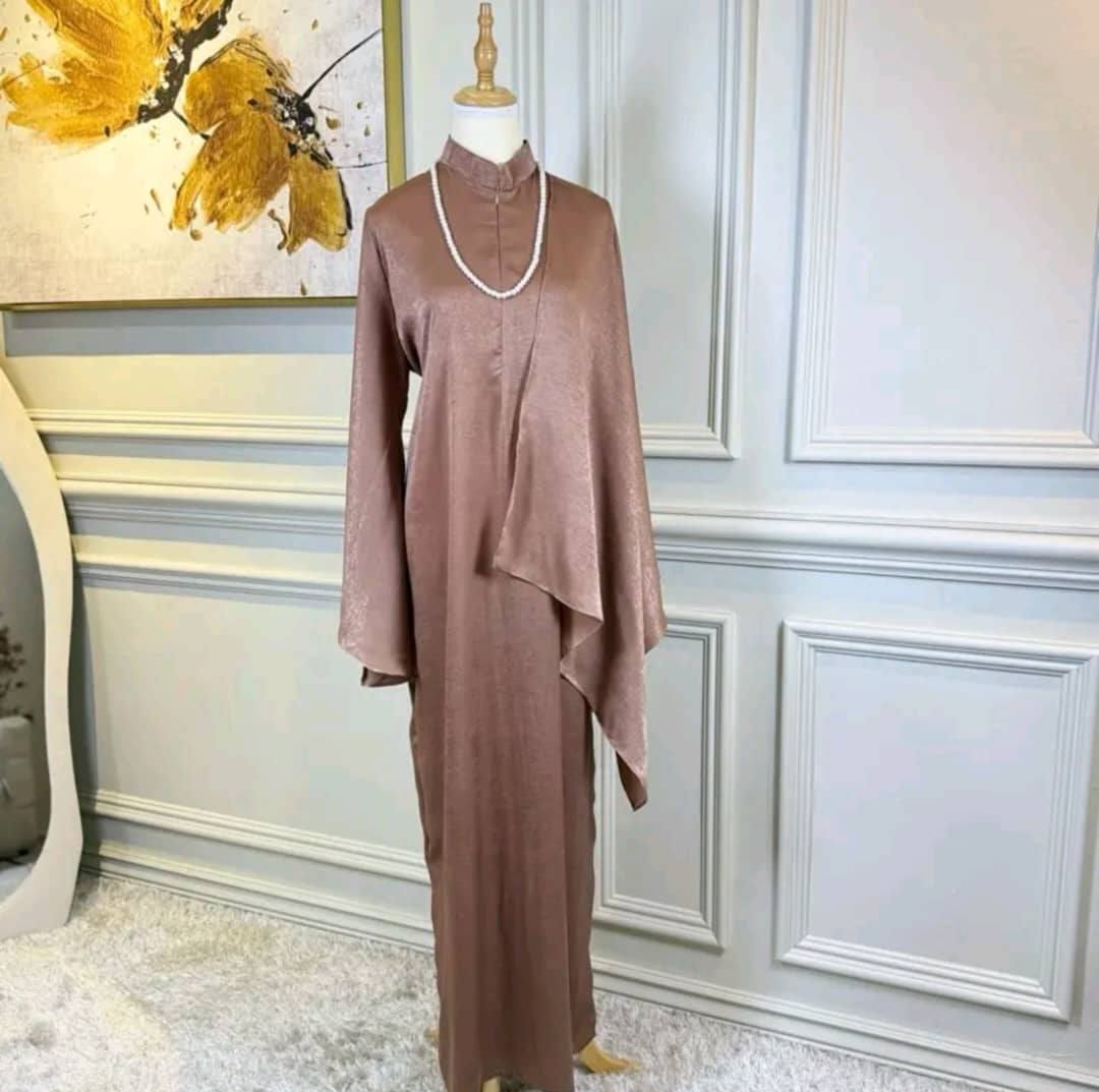 Valentina caftan dress with shawl 