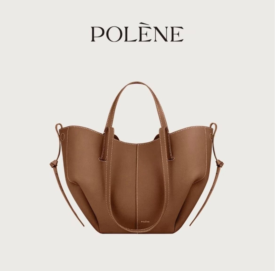 Polene cyme tote bag mini and big